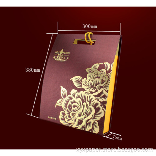 Chocolate Box / Moon Cake Box with Ribbon